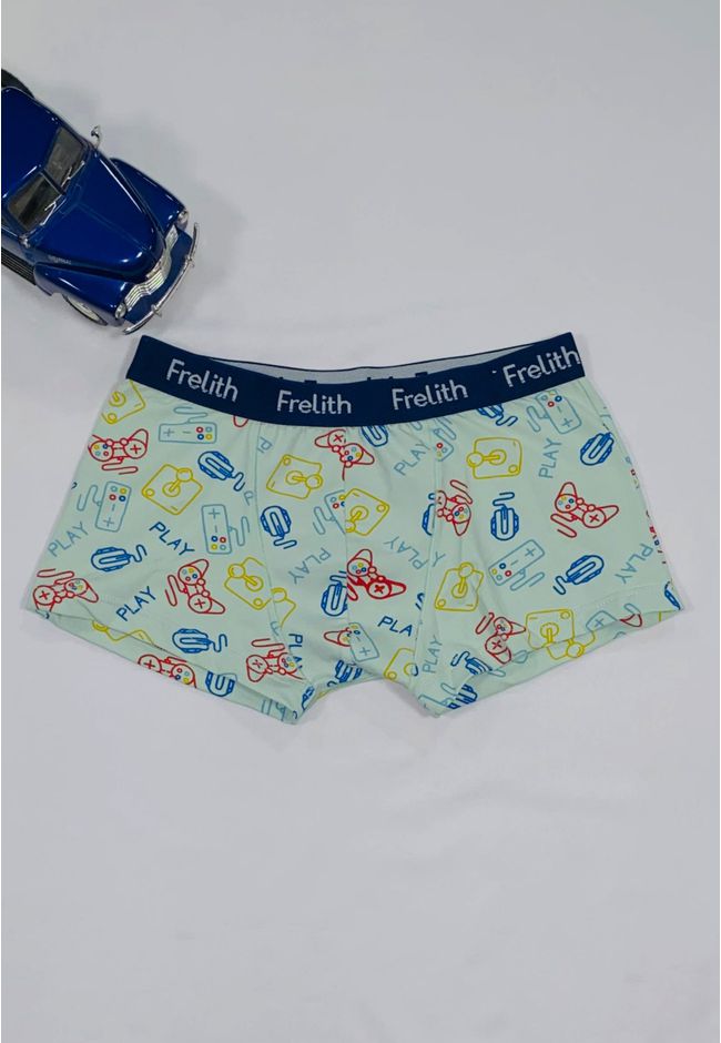 Boxer Infantil Frelith Games Elástico Personalizad... - FRELITH