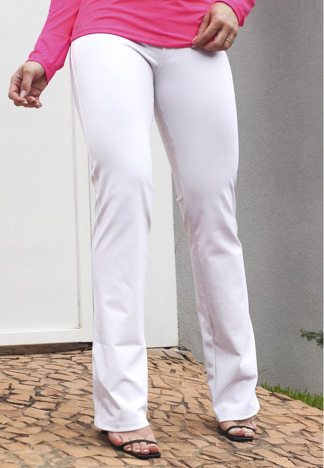 Calça Bailarina Lisa Básica Frelith em Microfibra ... - FRELITH