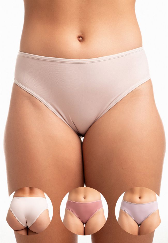 Kit 3 Calcinhas Frelith Tons Terrosos - DIVERSOS - FRELITH