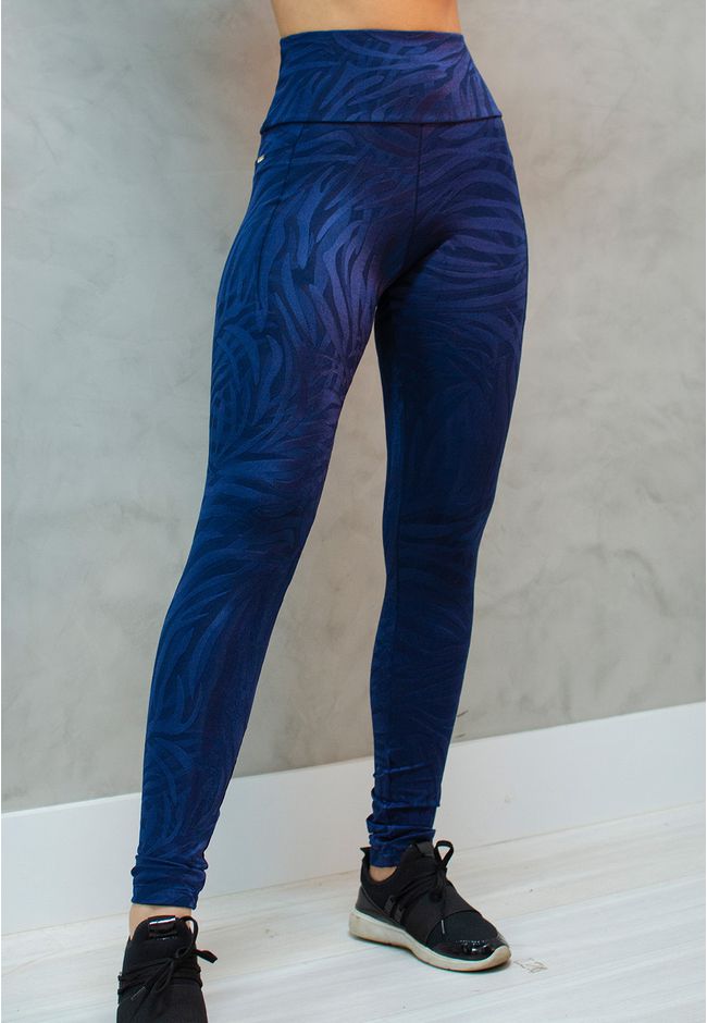 Legging Frelith Zebra com Bolso Invisível - MARINH... - FRELITH