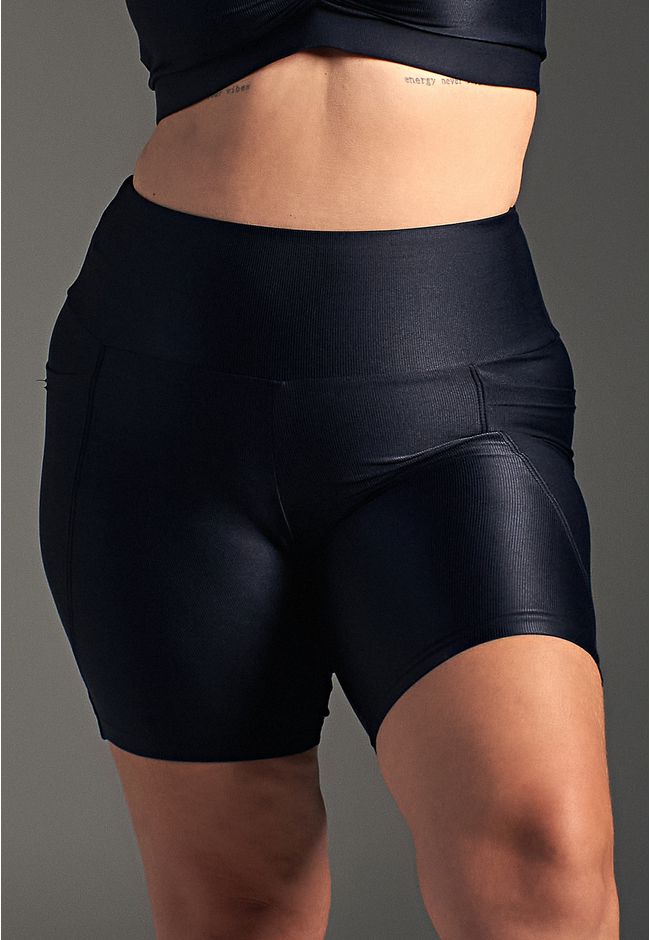 Short Fitness Frelith Bolso - PRETO - FRELITH