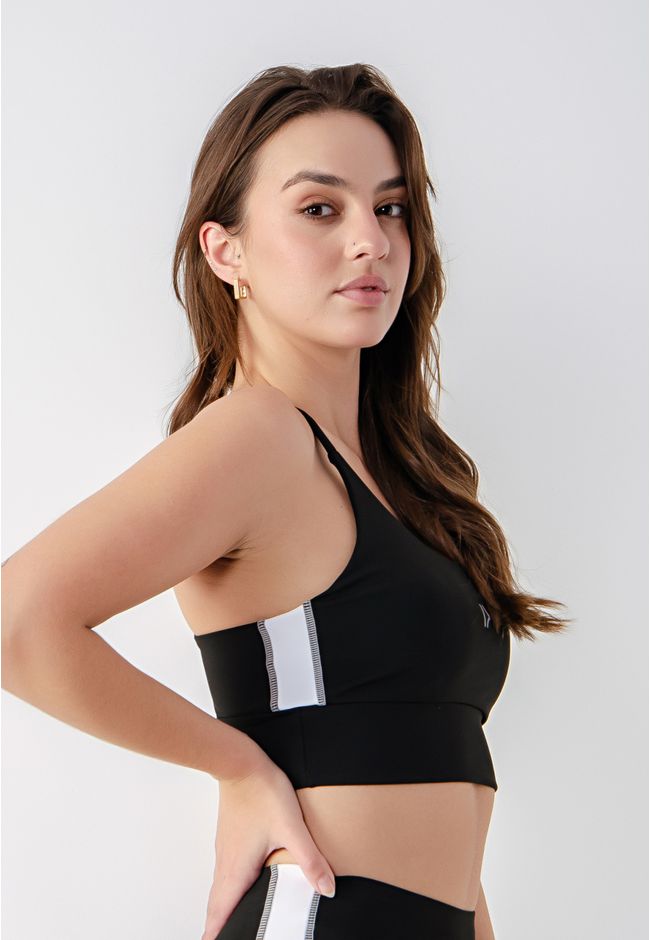 Top Fitness Clara Frelith - PRETO - FRELITH