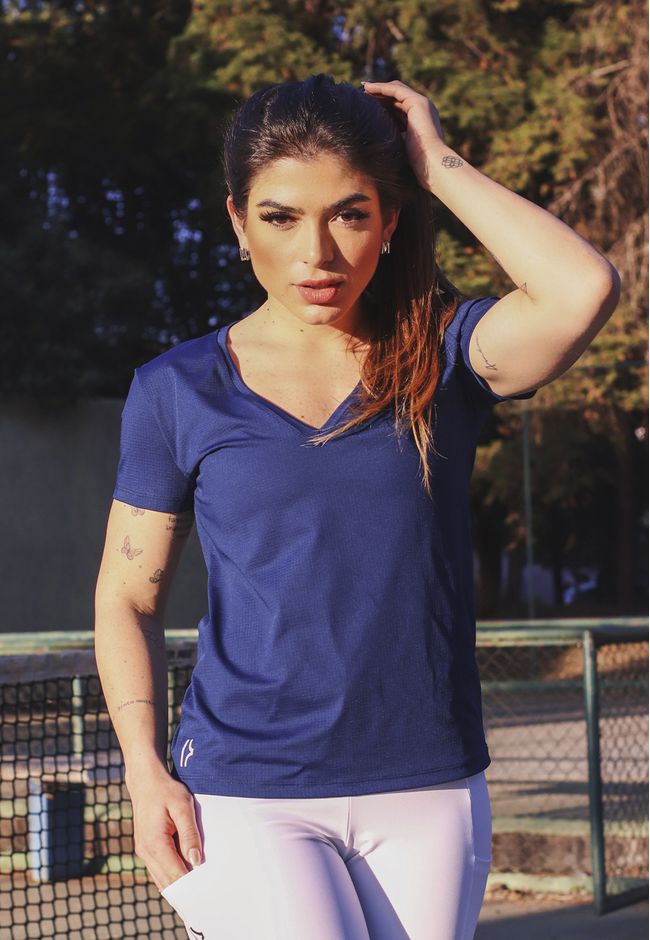 Blusa Fitness Frelith Trabalhada em Microfibra Aer... - FRELITH