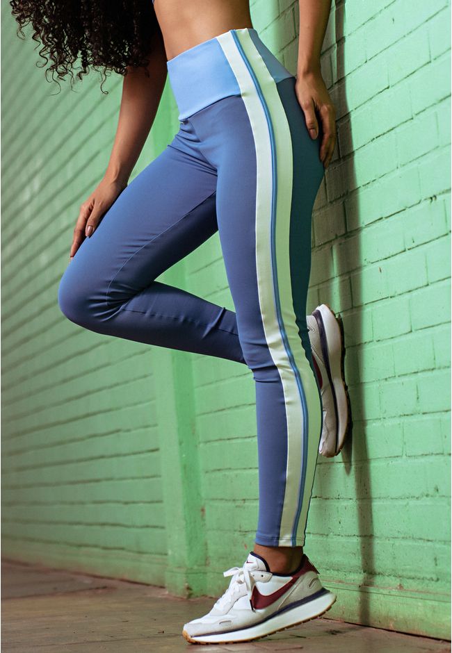 Legging Fitness Frelith Athletic com Faixas Latera... - FRELITH
