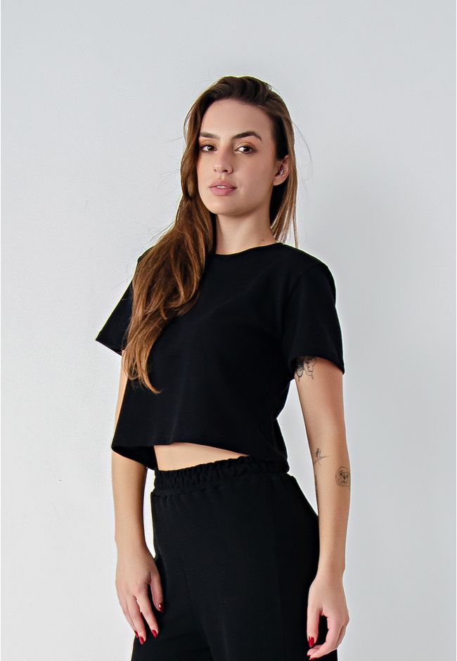 Cropped Luana Frelith - PRETO - FRELITH