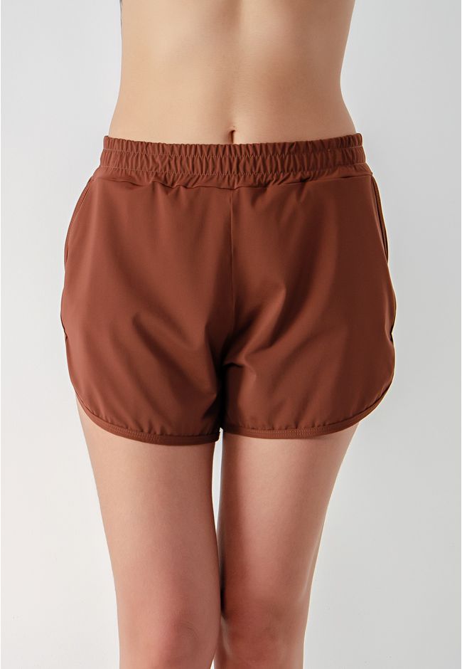 Saída Short Feminino Liso Frelith em Microfibra - ... - FRELITH