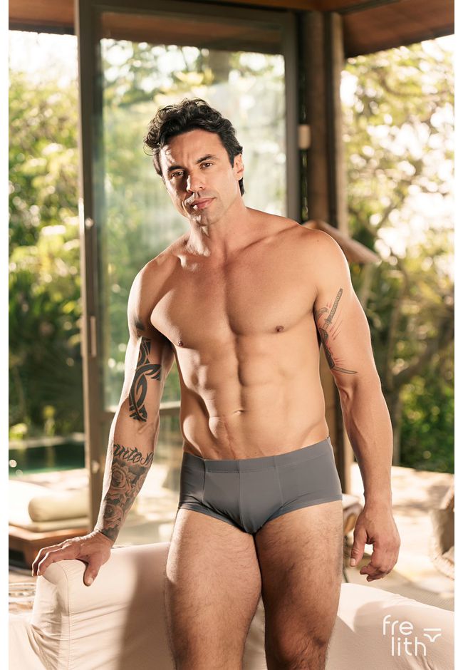 Slip Frelith Liso Básico - CINZA - FRELITH