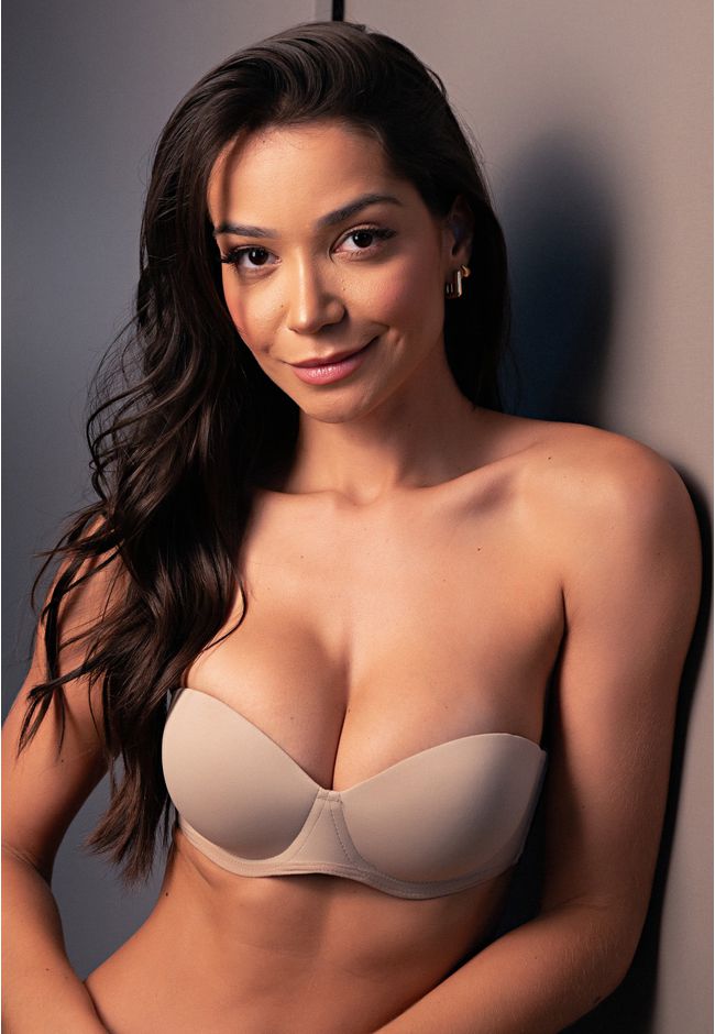 Sutiã Tomara que Caia Básico Frelith em Microfibra... - FRELITH