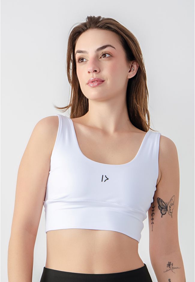 Top Agatha Frelith - BRANCO - FRELITH