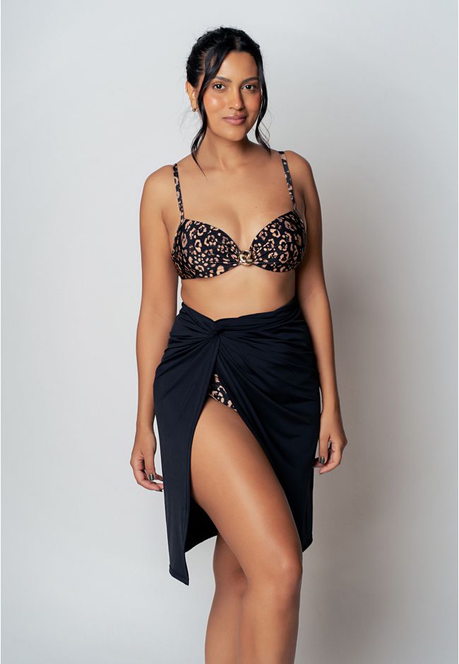 Saída Pareô Longa Frelith - PRETO - FRELITH