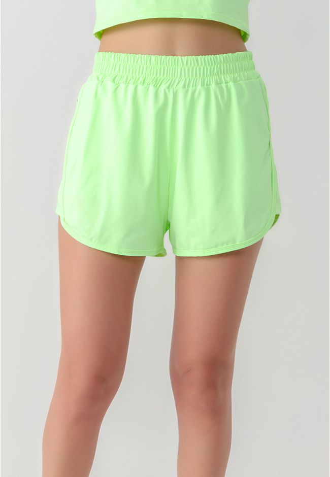 Short Iris Frelith 2 em 1 - VERDE LIMA - FRELITH