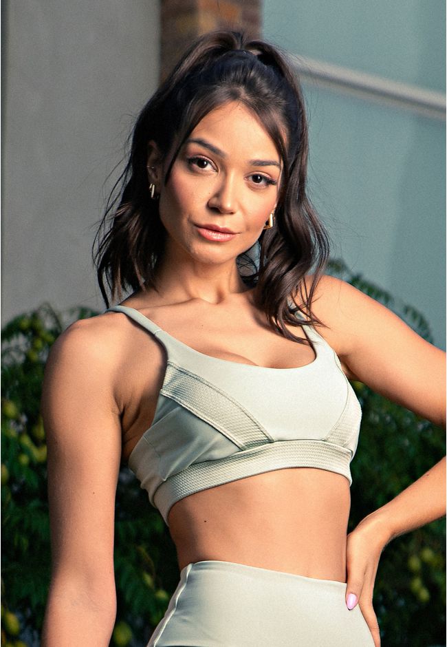 Top Fitness Liso com Recortes Trabalhado Frelith -... - FRELITH