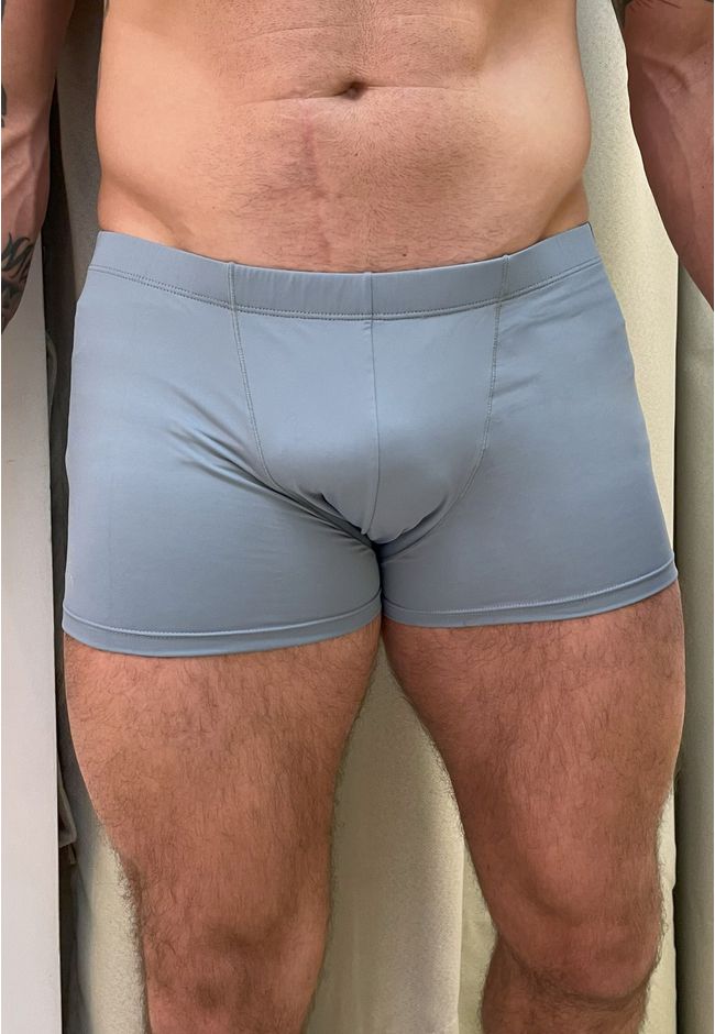 Boxer Frelith Lisa Básica - CINZA AZULADO - FRELITH