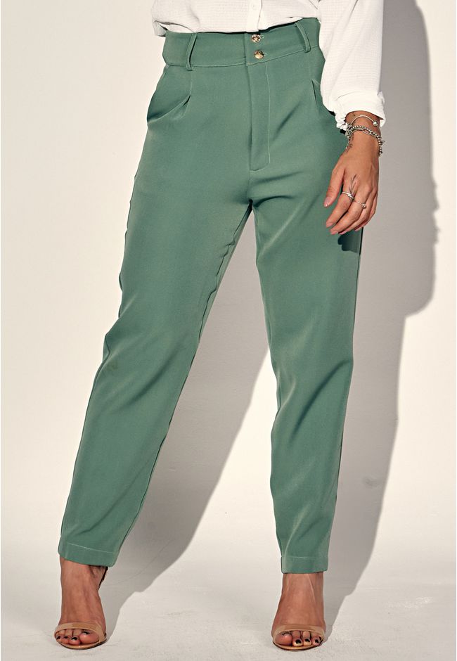 Calça Alfaiataria Frelith - VERDE - FRELITH