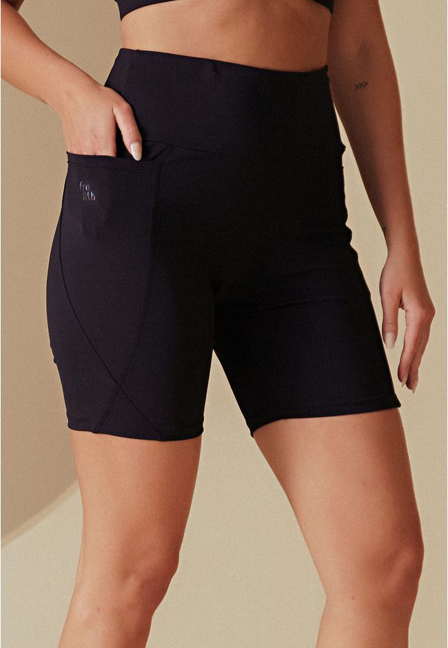 Short Fitness Frelith Básico - PRETO - FRELITH