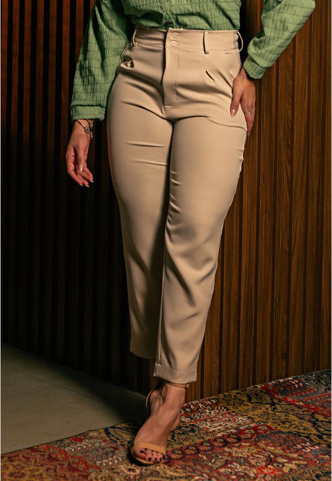 Calça Alfaiataria Frelith - AREIA - FRELITH