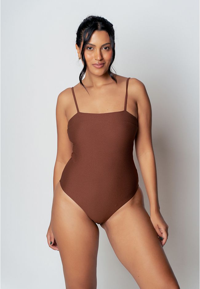 Maiô Ibiza Frelith - MARROM - FRELITH