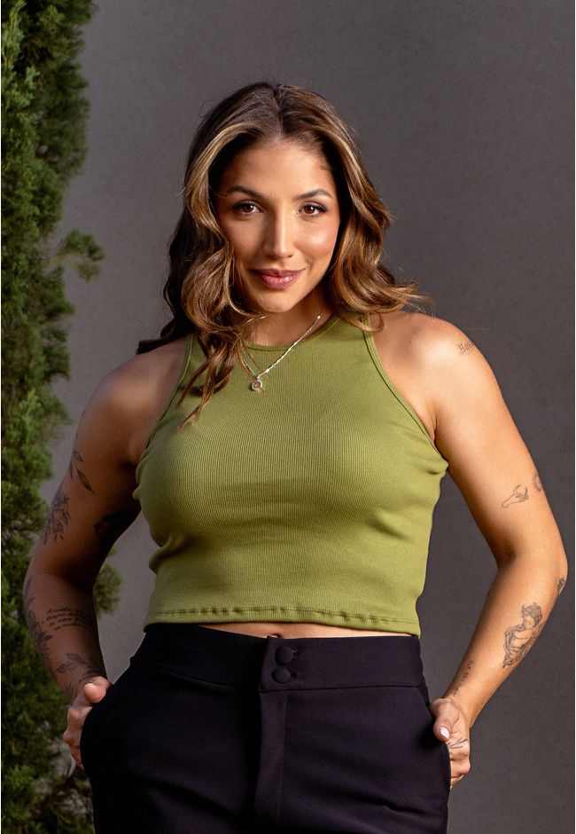 Cropped Regata Ribana - VERDE - FRELITH