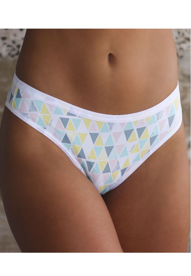 Kit 3 Calcinhas Triangulos Verde Branco Exclusivo ... - FRELITH