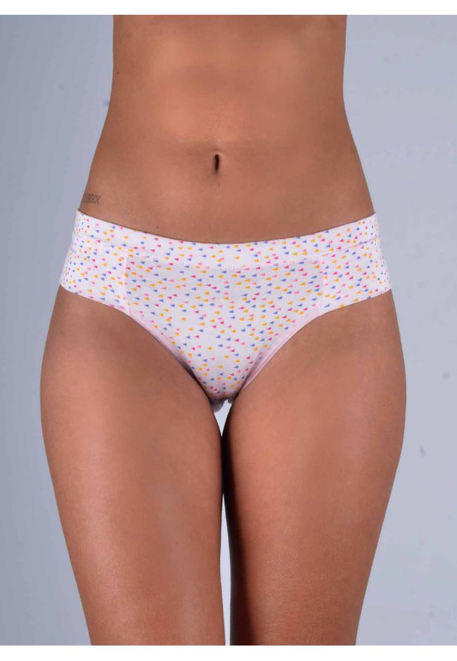 Kit 3 Calcinhas Triângulos Coloridos Rosa Claro e ... - FRELITH