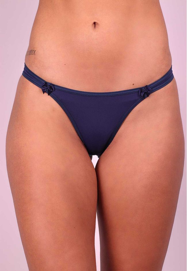 Kit 3 Calcinhas Marinho Vermelho Rose em Microfibr... - FRELITH