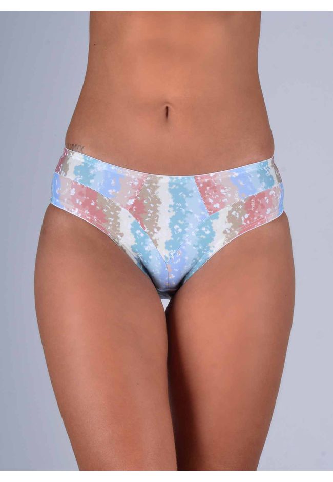 Kit 3 Calcinhas Colorida, Marfim e Chocolate Exclu... - FRELITH