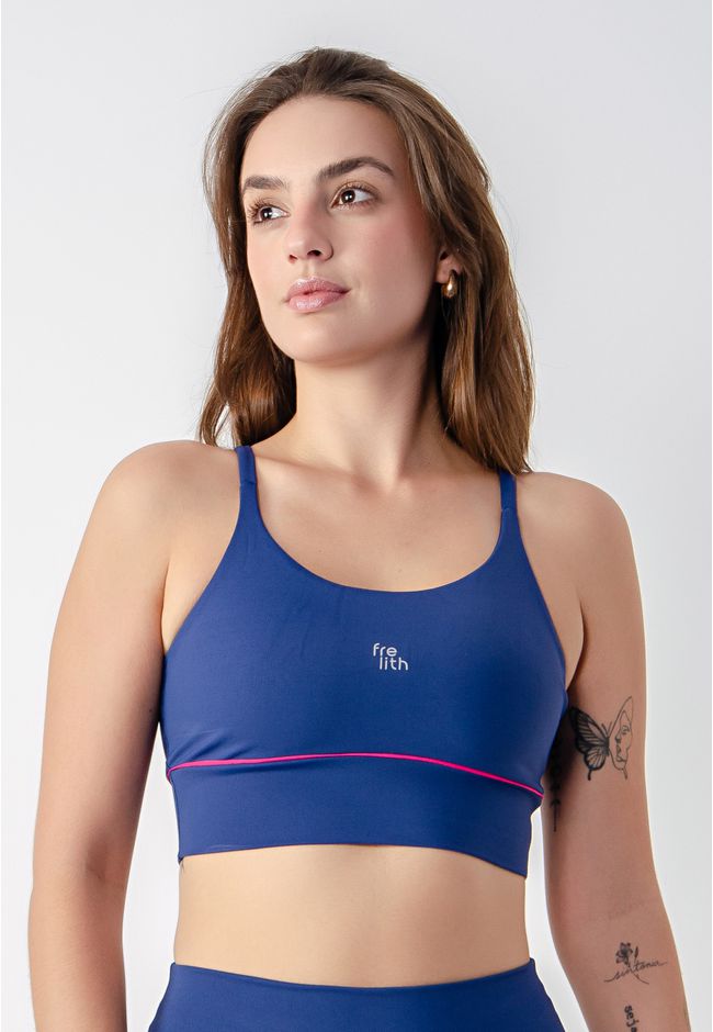 Top Angel Frelith com Filete - MARINHO - FRELITH