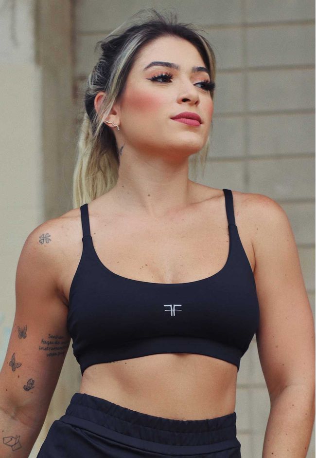 Top Fitness Frelith Básico em Microfibra New Zeala... - FRELITH