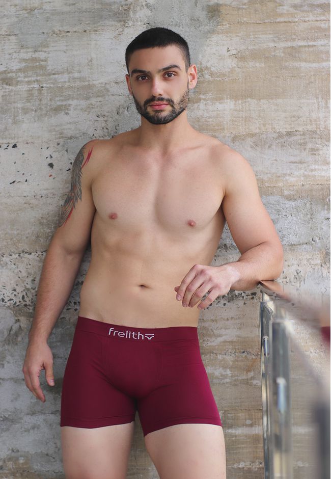 Boxer Frelith Lisa sem Costura e Cós Personalisado... - FRELITH