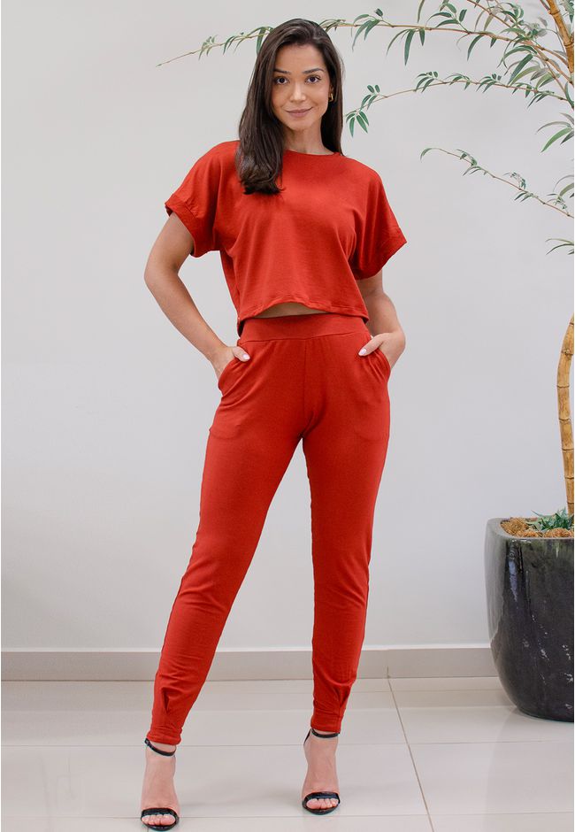 Conjunto Moletinho Frelith Meia Estação Cropped - ... - FRELITH