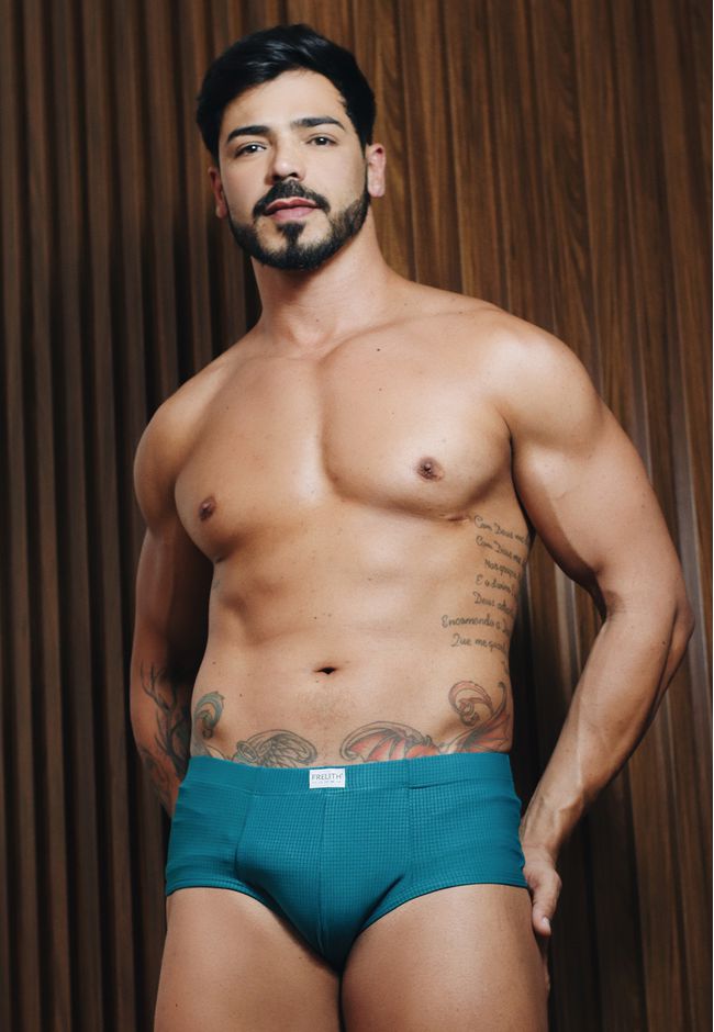 Slip Frelith Trabalhada Lisa - VERDE ESCURO - FRELITH