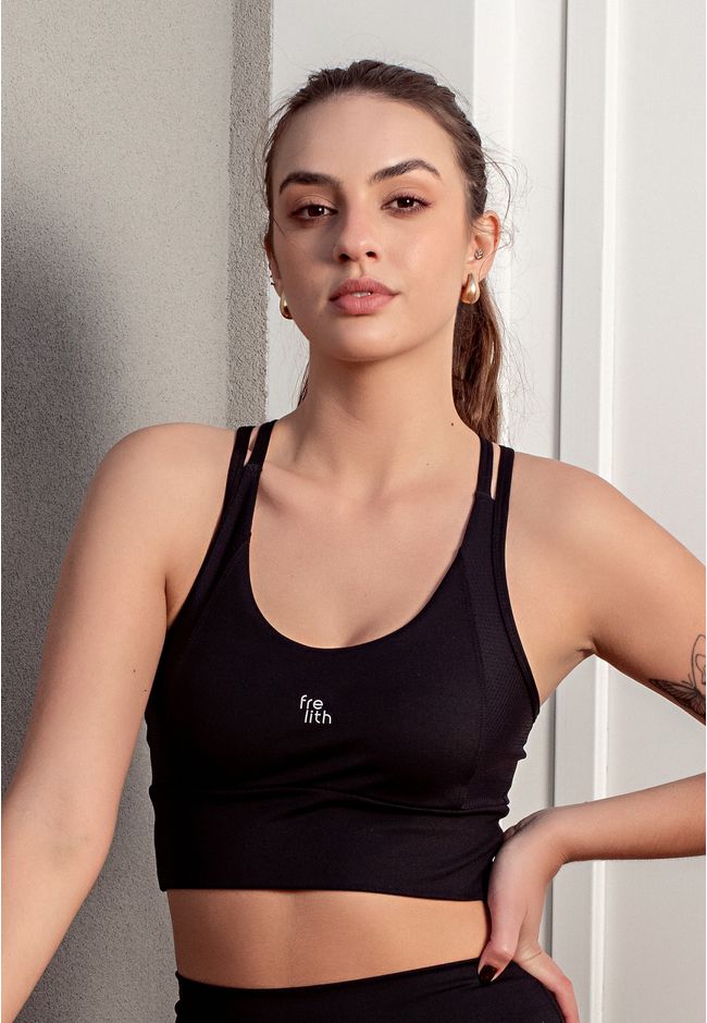 Top Cleo Frelith - PRETO - FRELITH