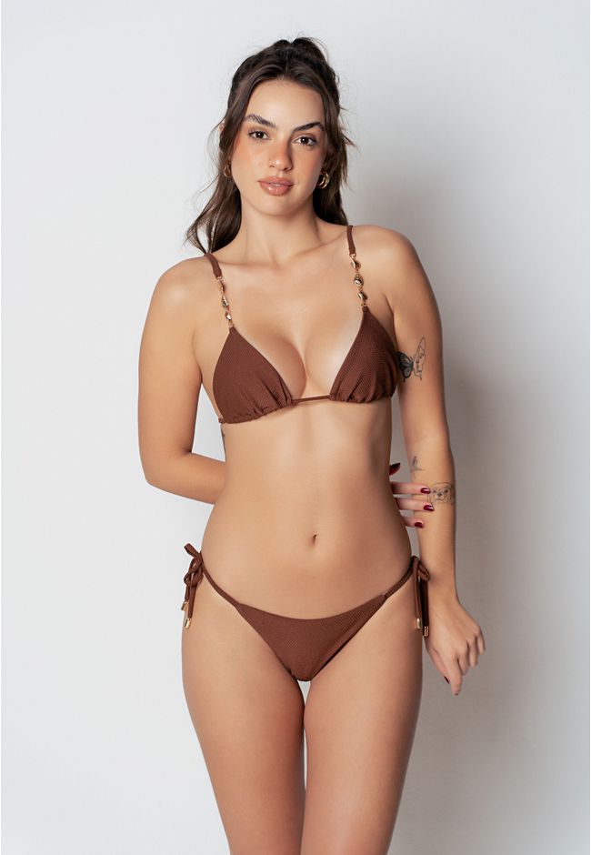 Conjunto Biquini Malibu Frelith - MARROM - FRELITH