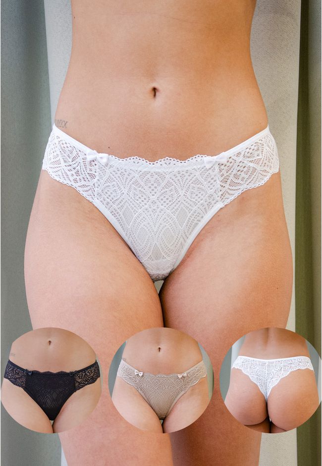 Kit 3 Fios Frelith Básicos em Renda - DIVERSOS - FRELITH