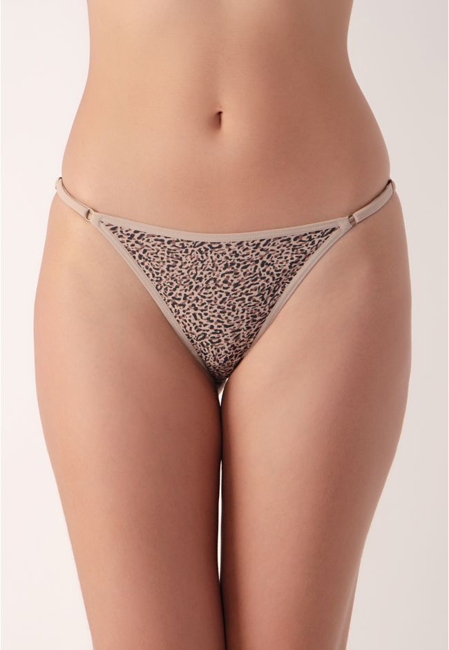 Kit 3 Calcinhas Eloá Frelith Chocolate, Preto e On... - FRELITH