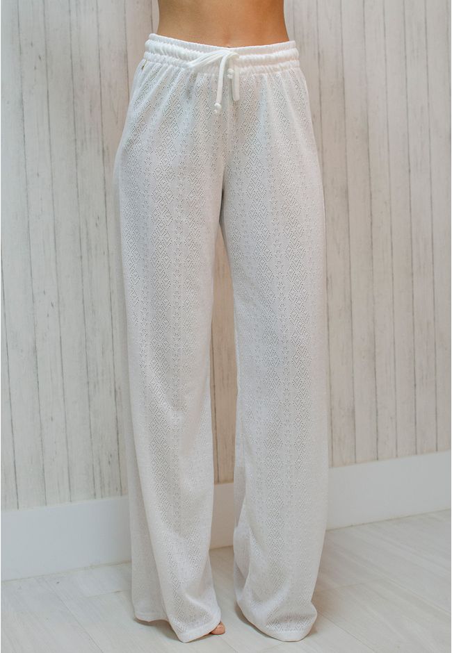 Saída Calça Pantalona Frelith - OFF WHITE - FRELITH