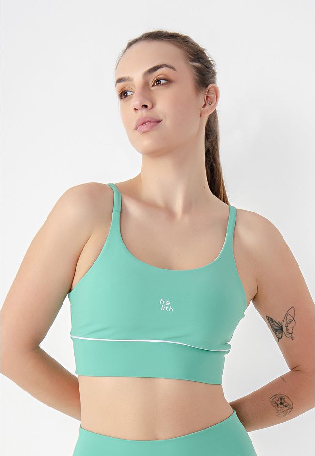 Top Angel Frelith com Filete - VERDE - FRELITH