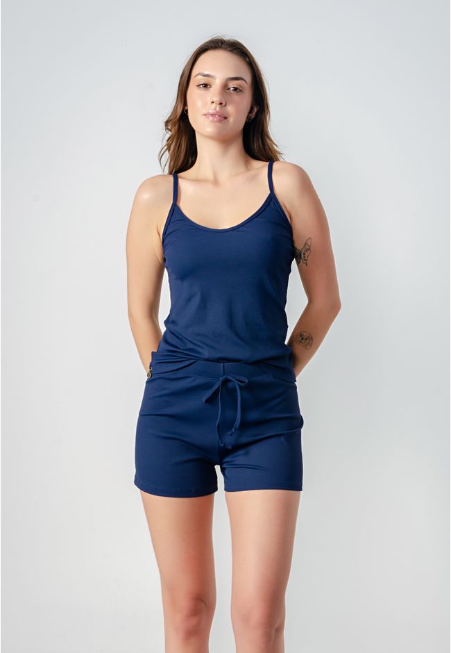 Pijama Verão Valentina Frelith - MARINHO - FRELITH