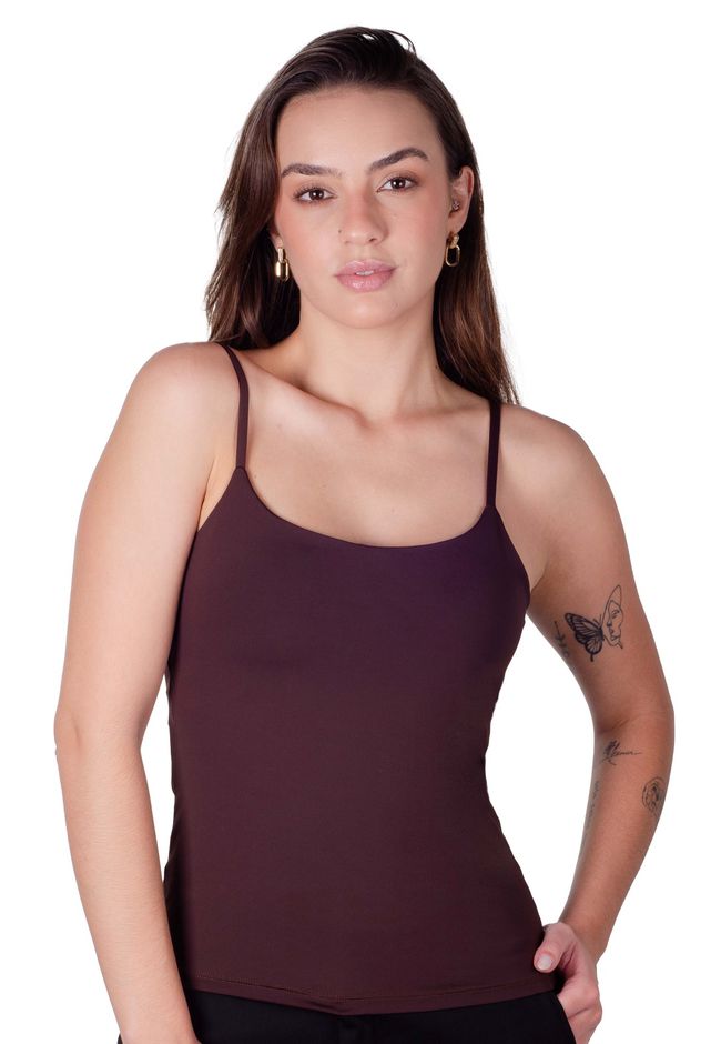 REGATA LIA FRELITH - MARROM (PAU BRASIL) - FRELITH