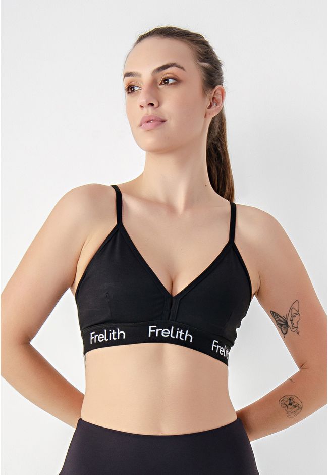 Top Fitness Jasmim - PRETO - FRELITH