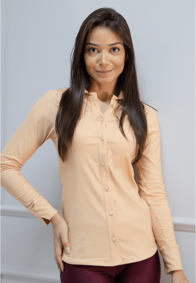 Camisa Feminina Frelith - BEGE - FRELITH