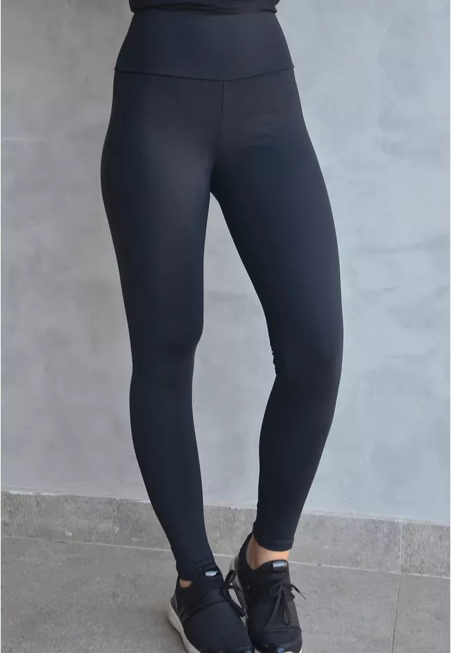 Legging Frelith Cós Médio New Zealand - PRETO