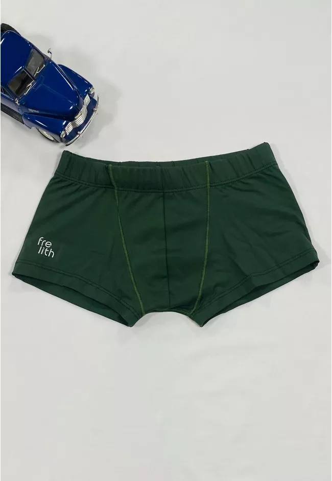 Boxer Infantil Frelith Lisa Básica em Microfibra L... - FRELITH