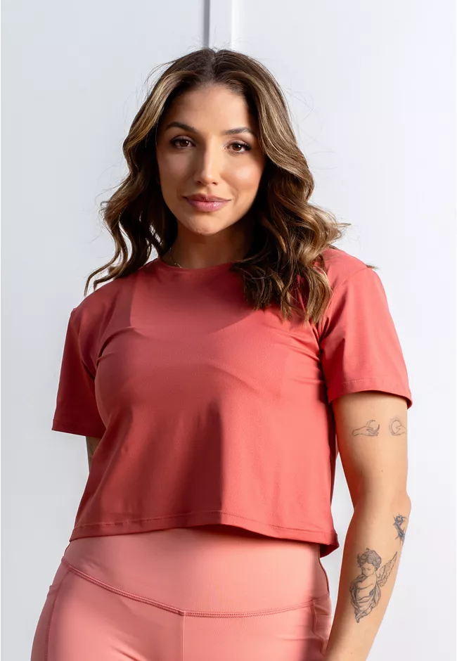 Cropped Fitness Frelith - CORAL - FRELITH