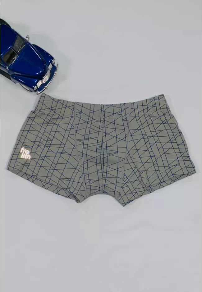 Boxer Infantil Frelith Granizo - ESTAMPADA - FRELITH