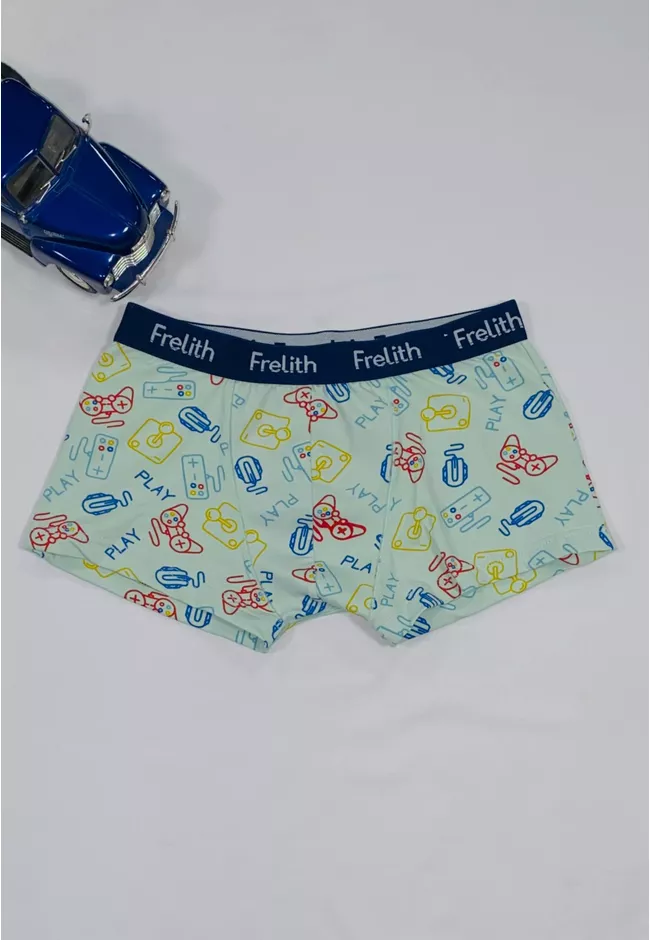 Boxer Infantil Frelith Games Elástico Personalizad... - FRELITH