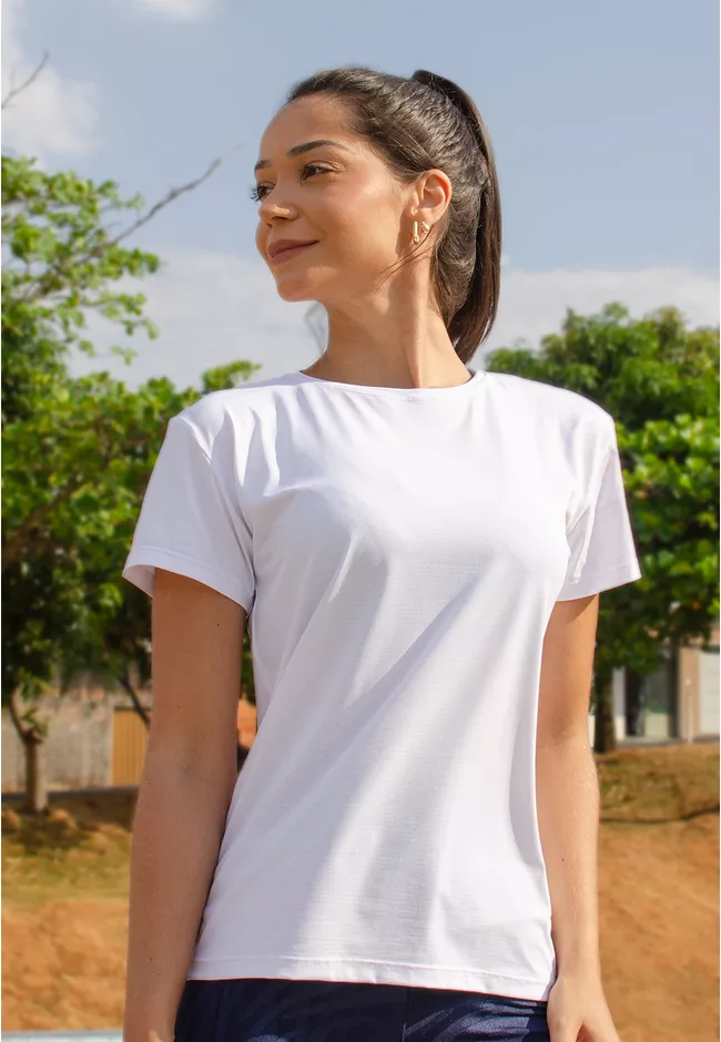 T-shirt Fitness Frelith New Trip - BRANCO - FRELITH