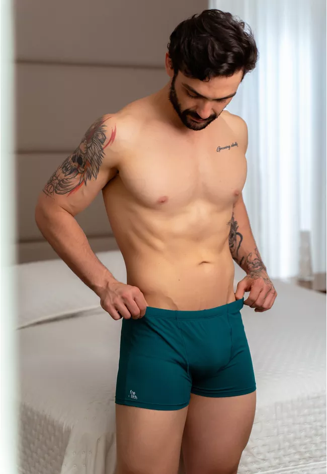 Boxer Frelith Lisa Básica - VERDE - FRELITH