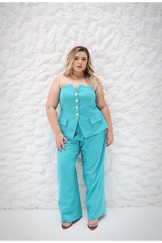 Calça Gaby Tiffany - TA241686 - TAMTAUM PLUS SIZE FASHION