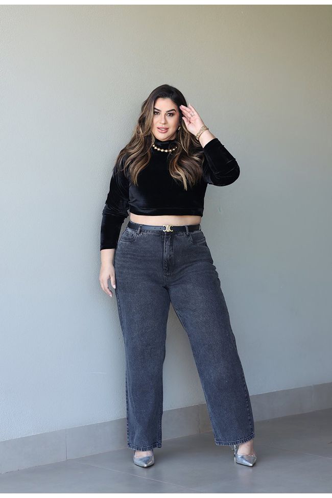Calça Ayla Jeans - TA242210 - TAMTAUM PLUS SIZE FASHION